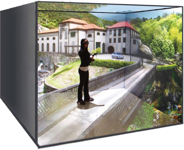 Play Ms Pac Man on the walls of the iRoom