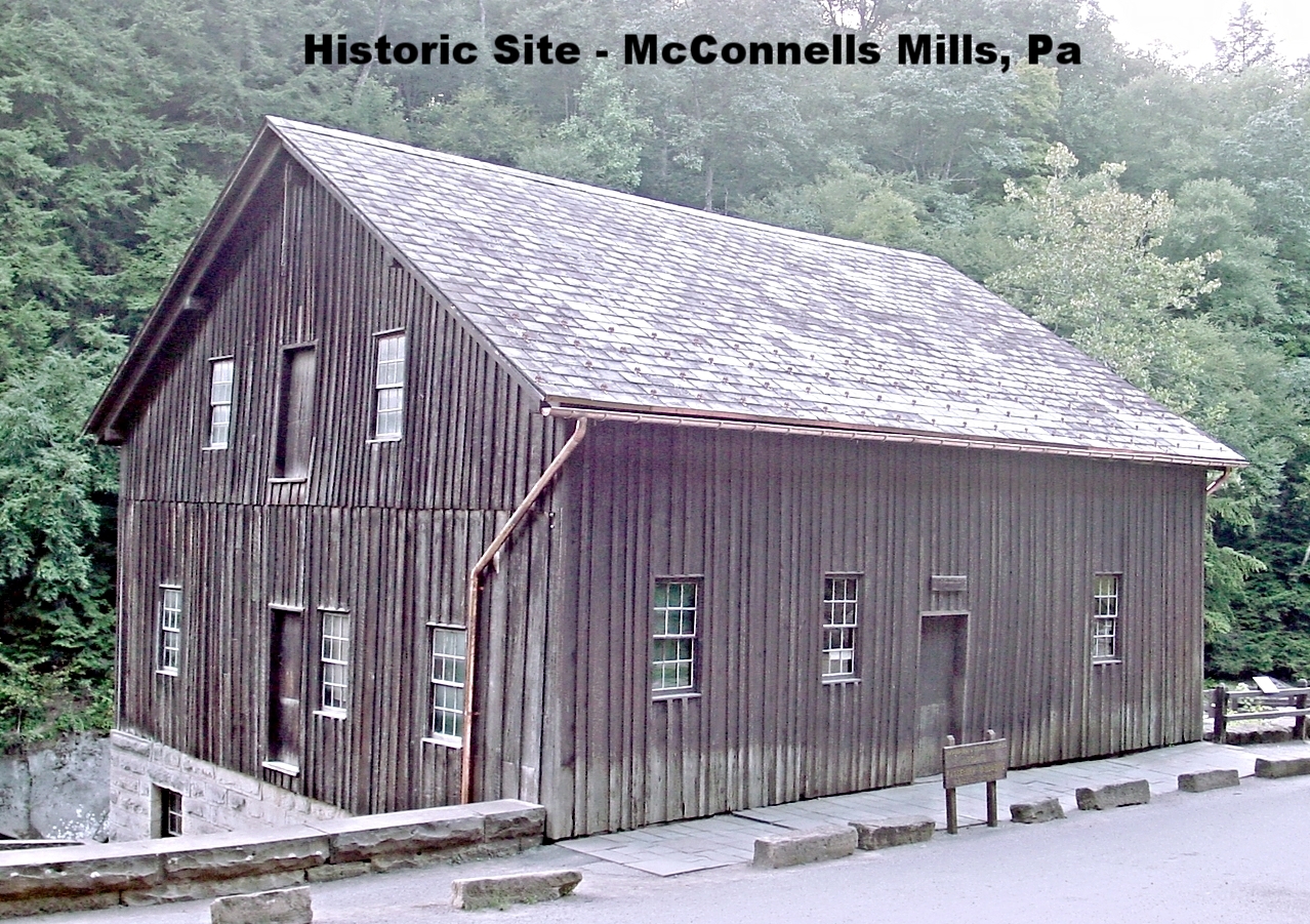 Historic Site - McConnells Mills Restoration in Western, Pa