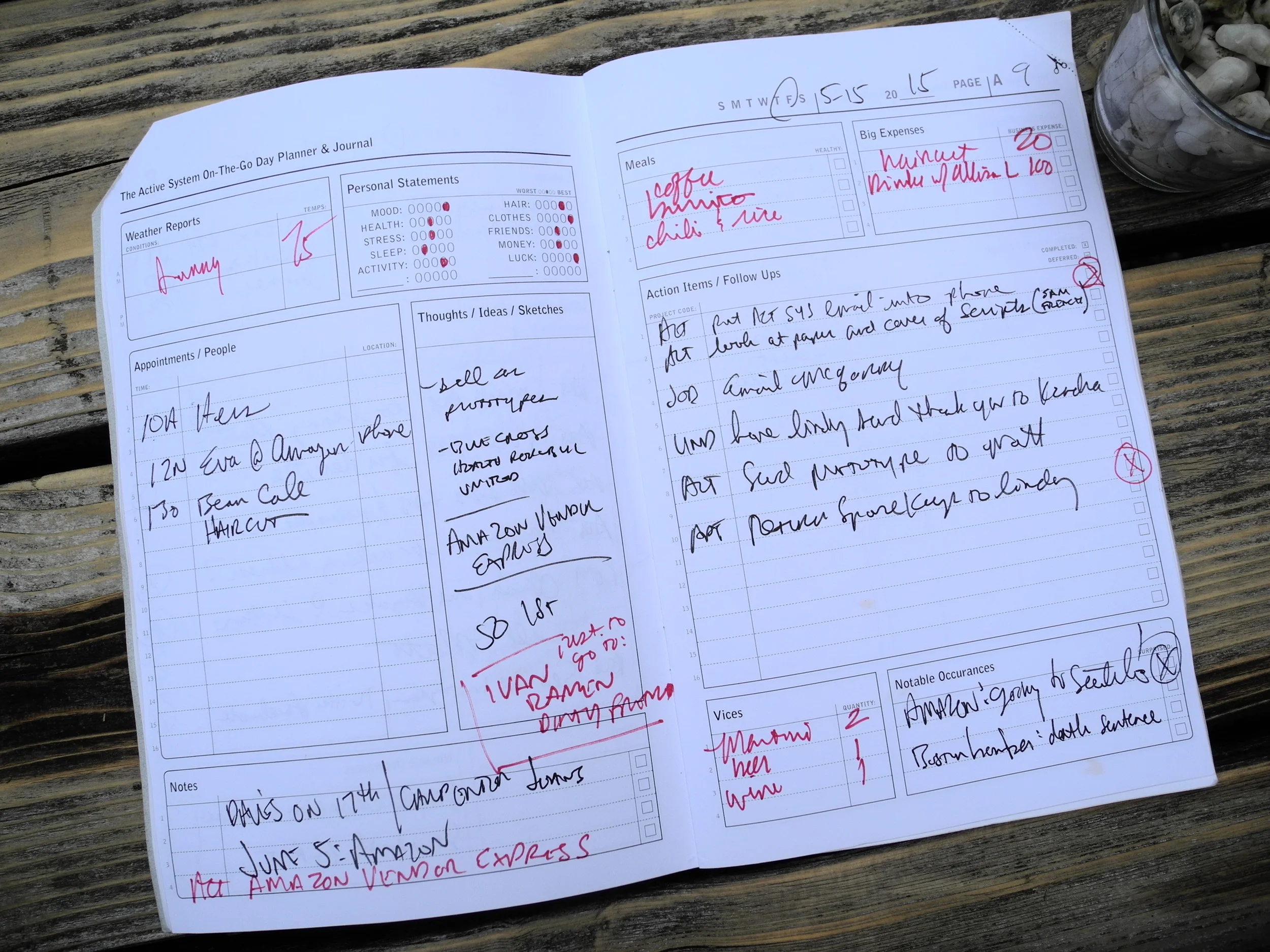 A lighter 2-page spread 