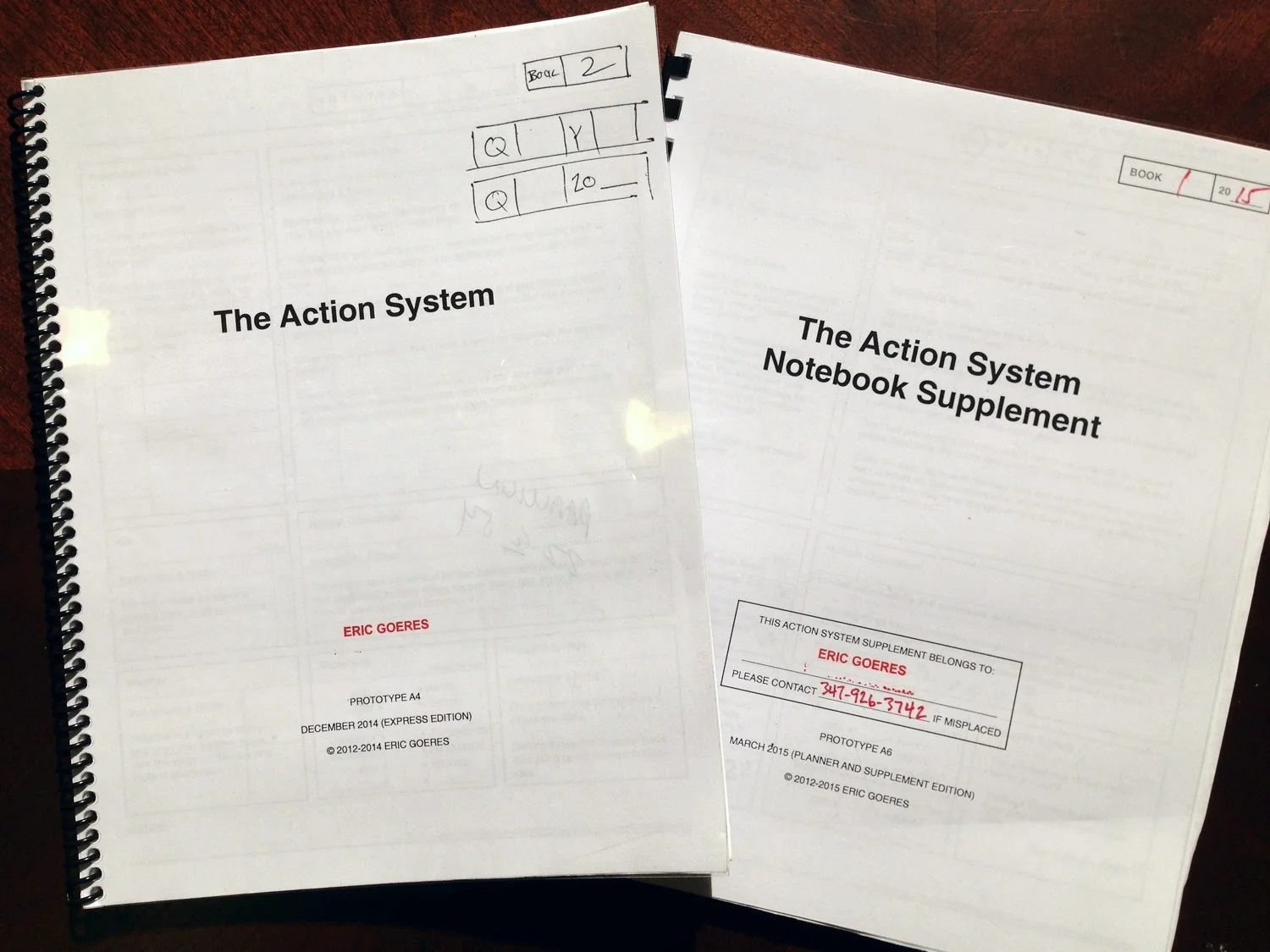 A4 "Action System" Prototype