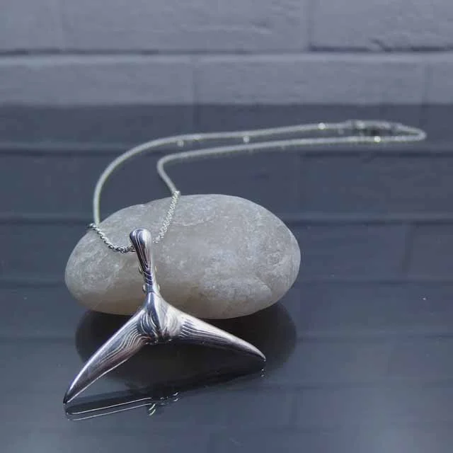 Blue Fin Tuna Tail Pendant