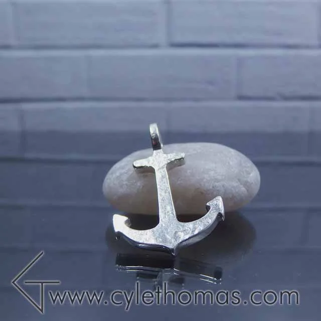 Cast Iron Anchor Pendant