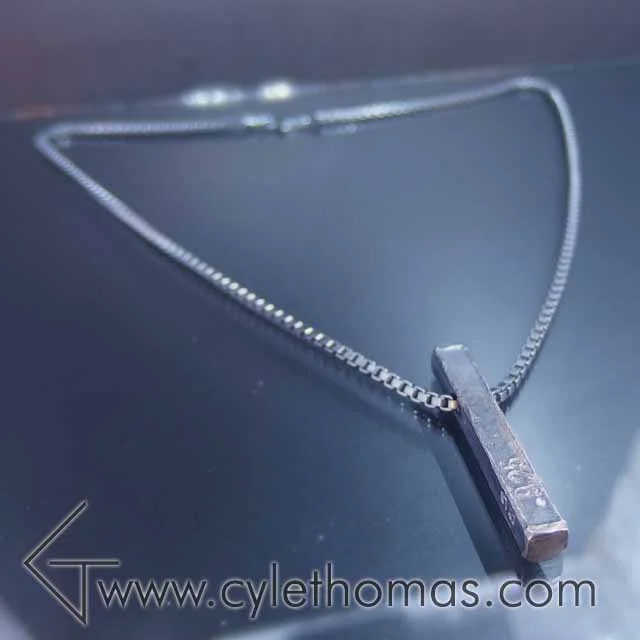 .925 Bar Necklace