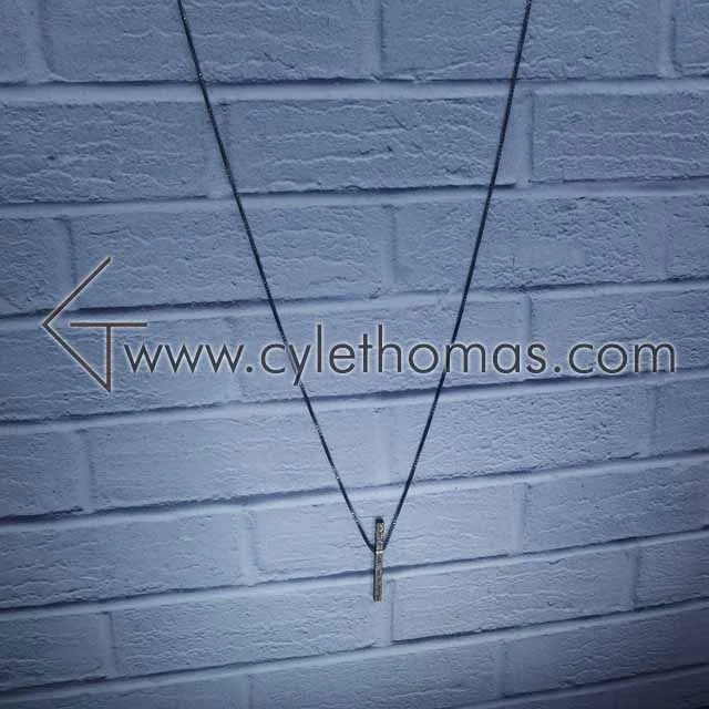 Fused Gold Bar Necklace