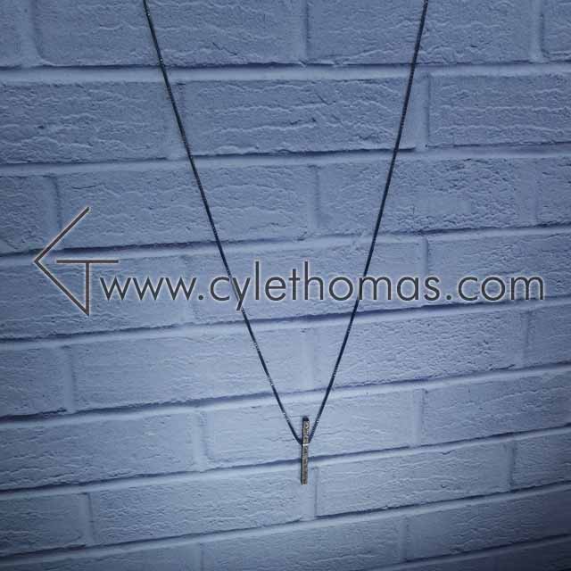 Fused Gold Bar Necklace