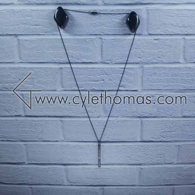 Fused Gold Bar Necklace
