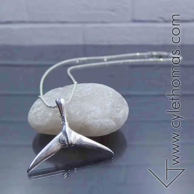 Blue Fin Tuna Tail Pendant