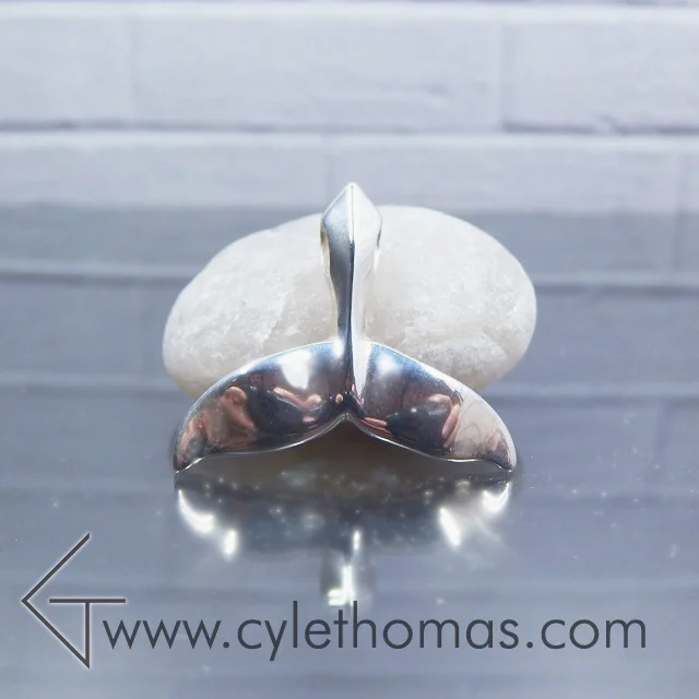 Large Whale Tail Pendant