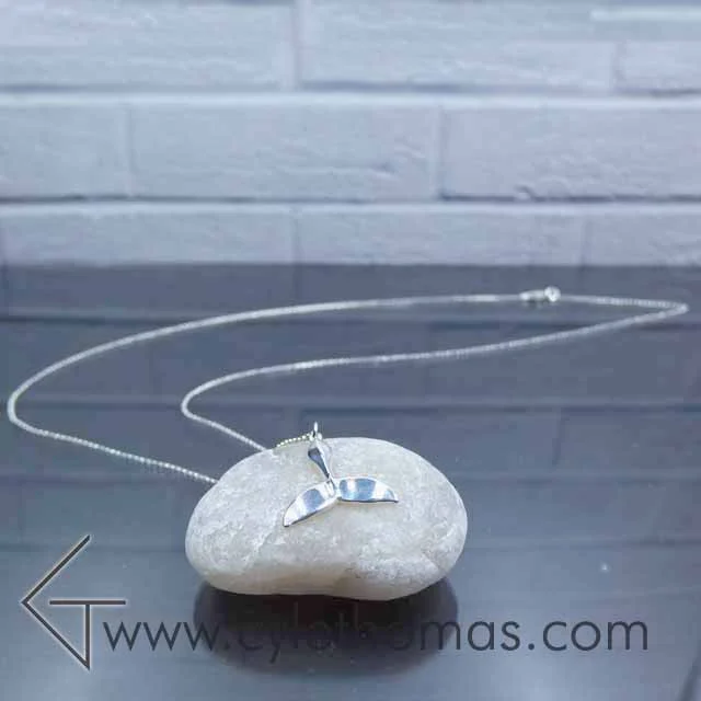 Petite Whale Tail Pendant