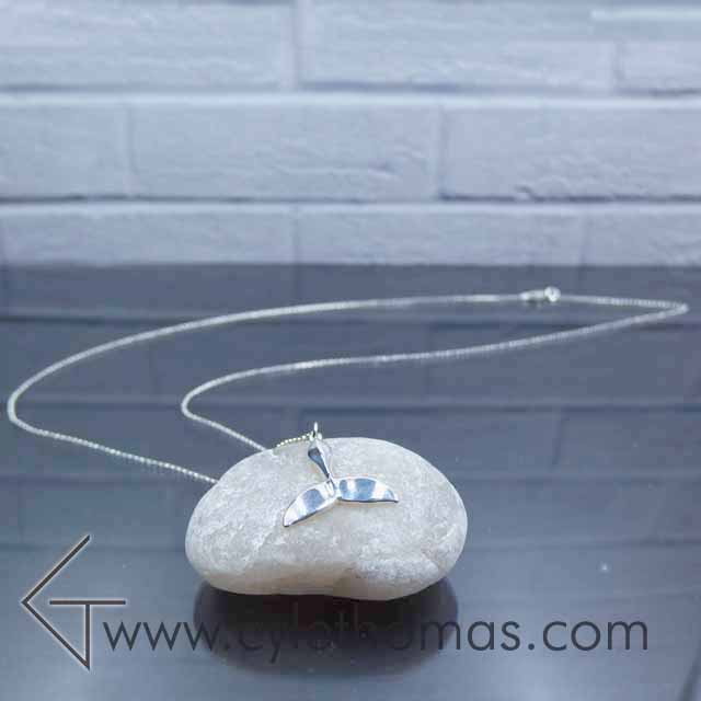 Petite Whale Tail Pendant