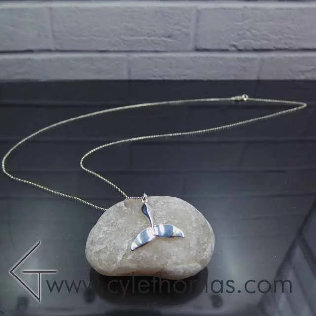 Petite Whale Tail Necklace