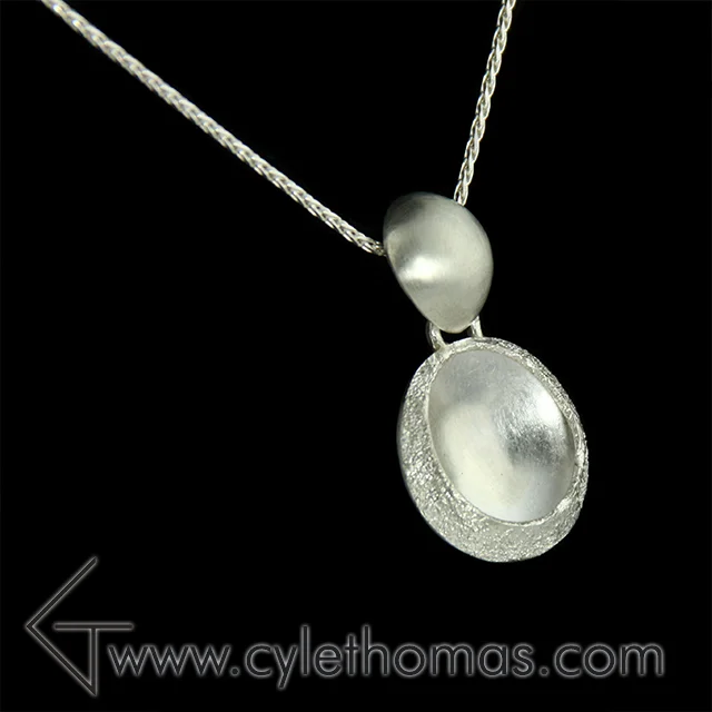 Fused Silver Pendant
