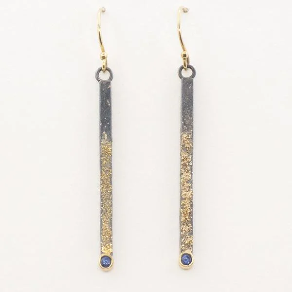 Spacescapes Sapphire Drop Earrings