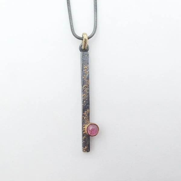 Sky Talisman Pendant with ruby