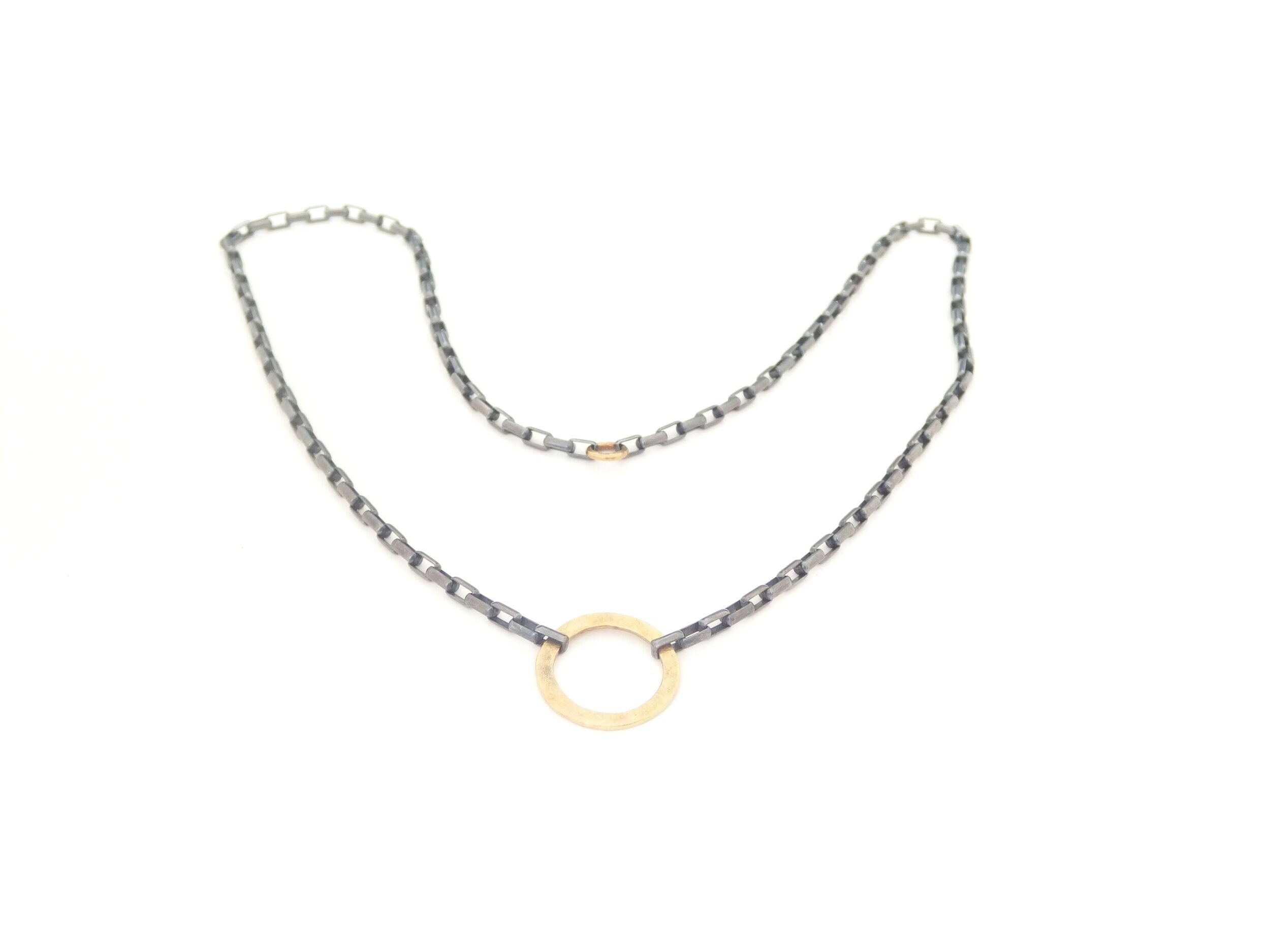 Ring Necklace - Two Tone