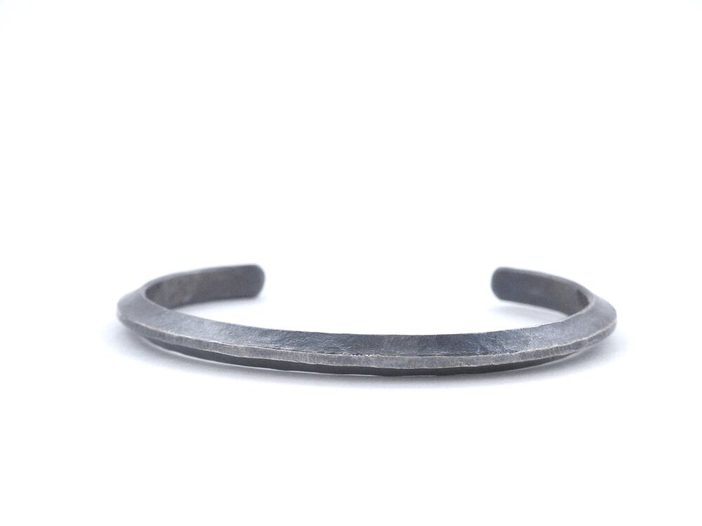 Wrought Iron Cuff: 6mm Triangular