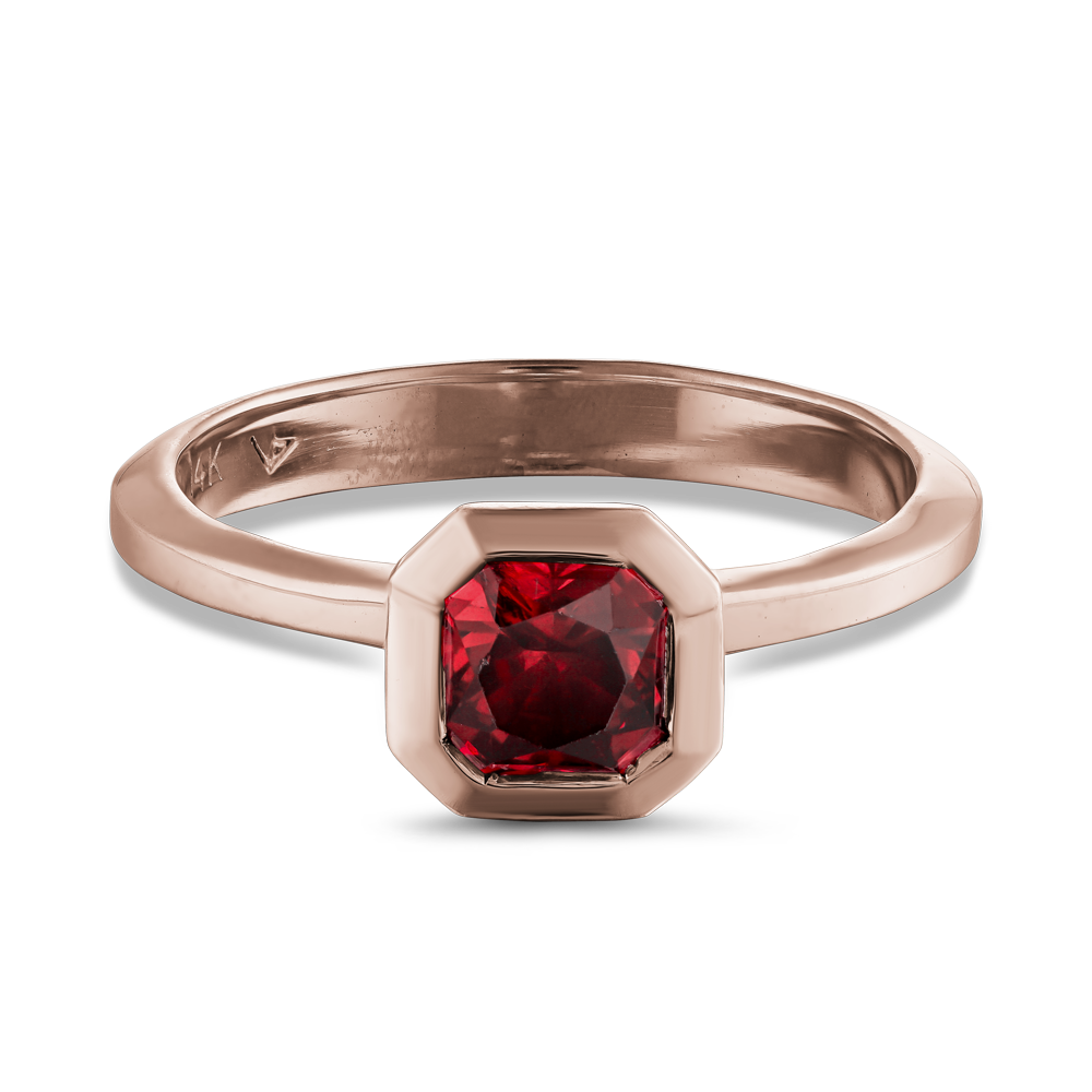 Rhodolite Garnet framed In Rose Gold — CYLE THOMAS