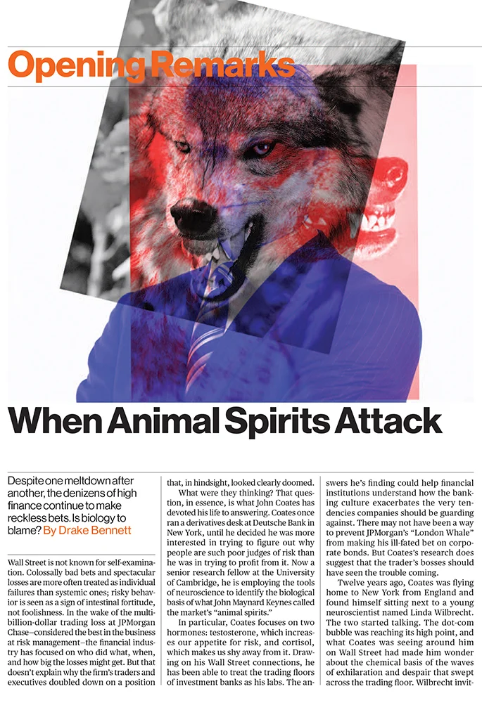 When Animal Spirits Attack Bloomberg Businessweek