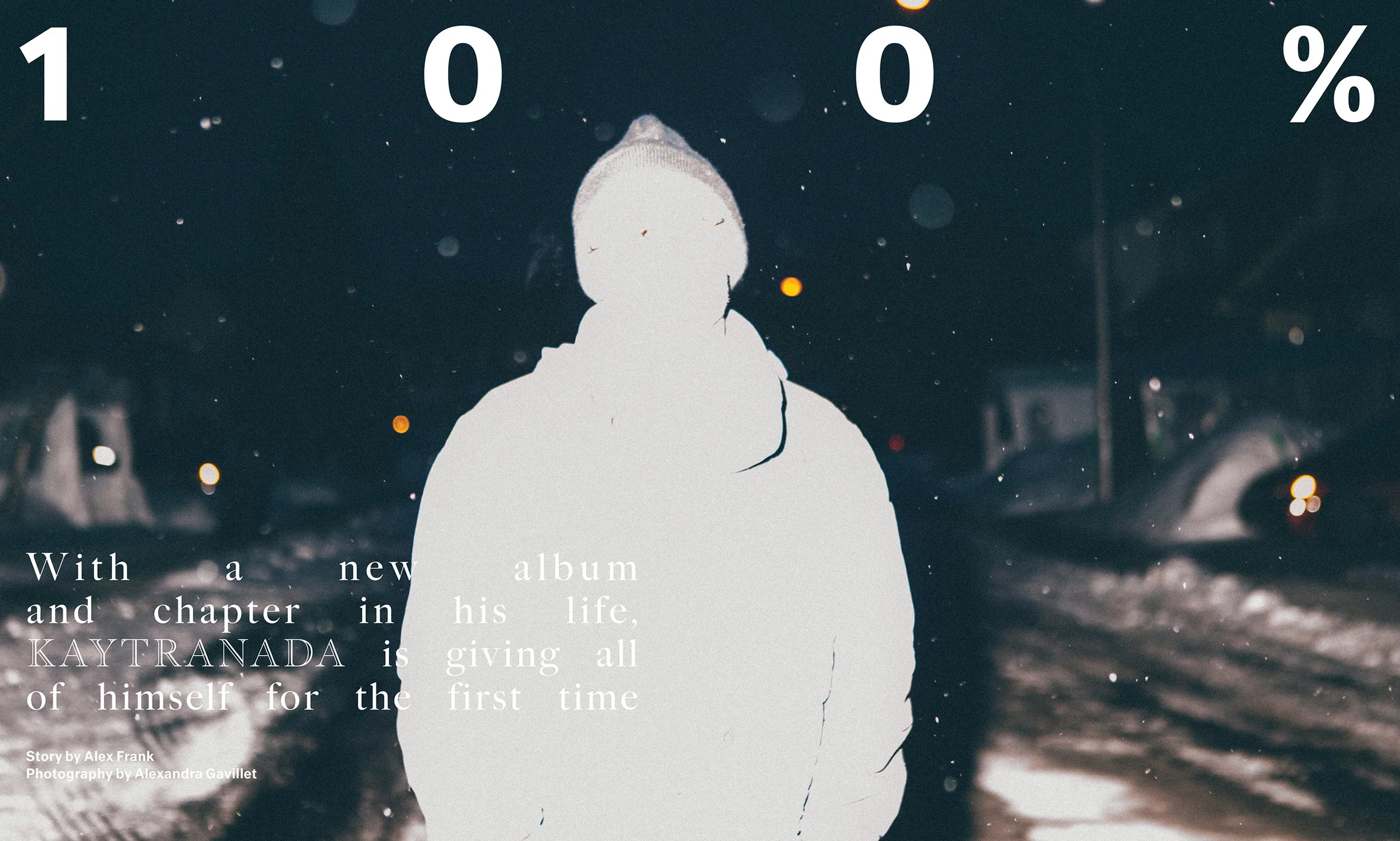 Kaytranada Photo Direction Photographer: Alexandra Gavillet