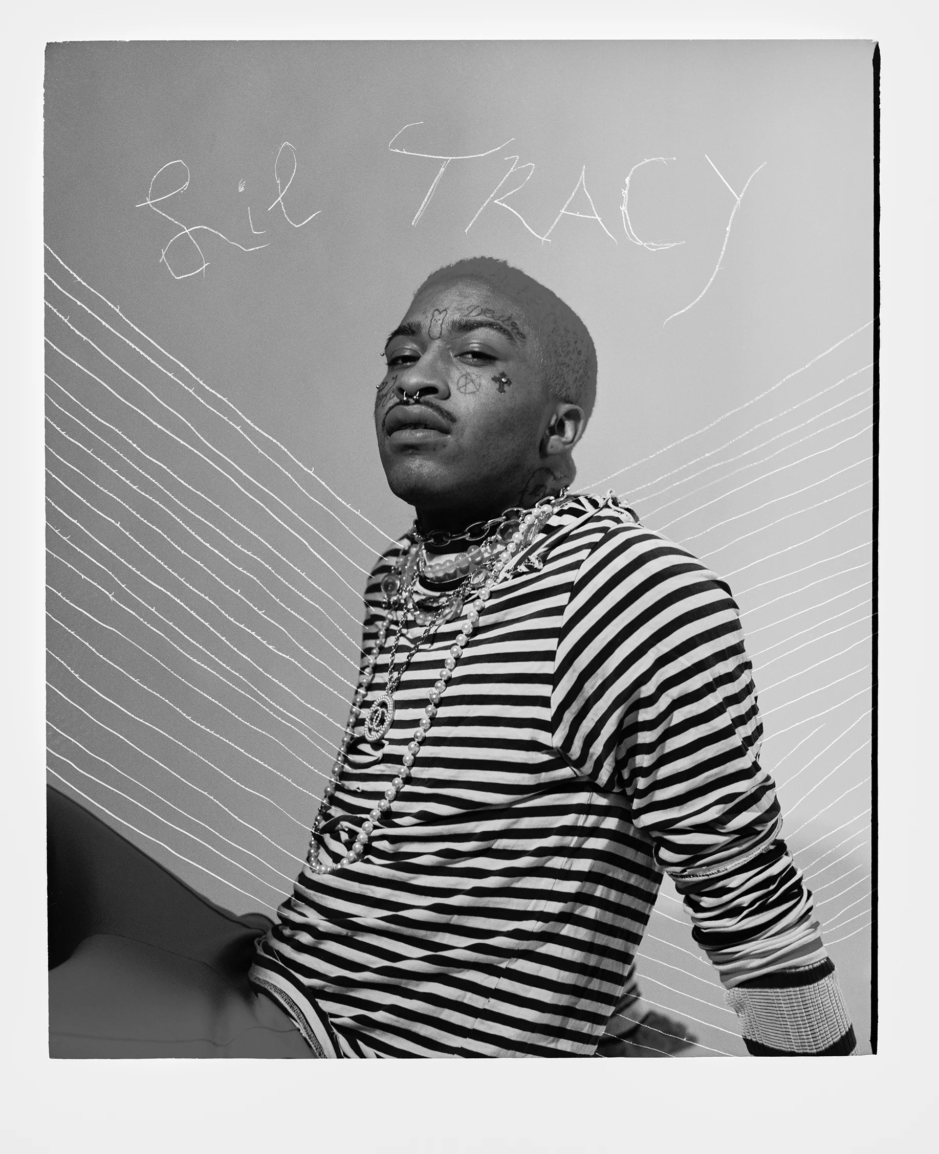 Lil Tracy Photo Direction Photographer: Luke & Nik Fashion: Shibon Kennedy