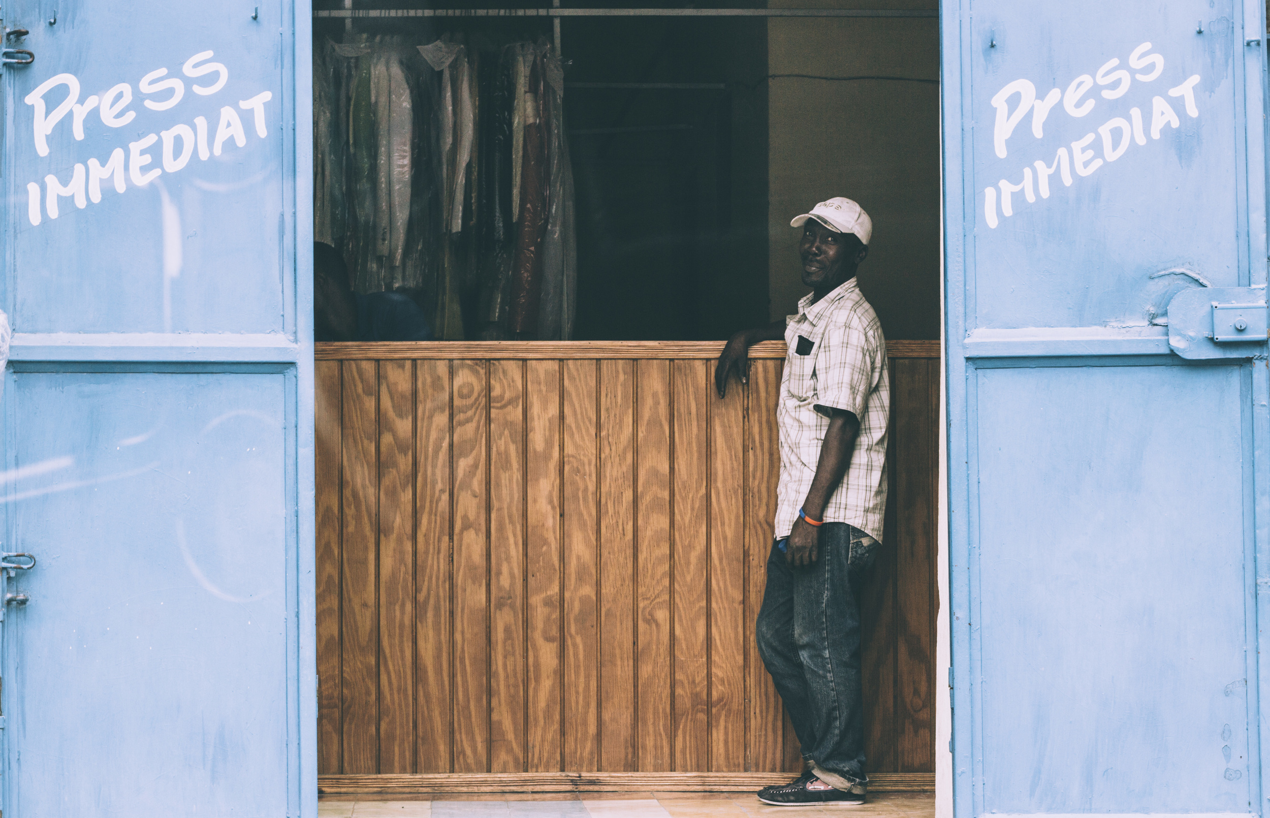 Portrait of a businessman for Humans of Haiti