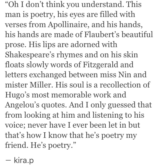 The Poets Poem by Kira Paulemon
