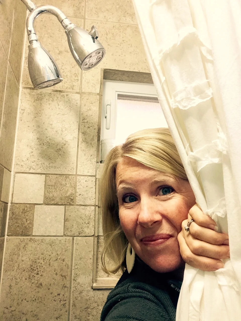 Just me and my introvert self, hiding in the shower!