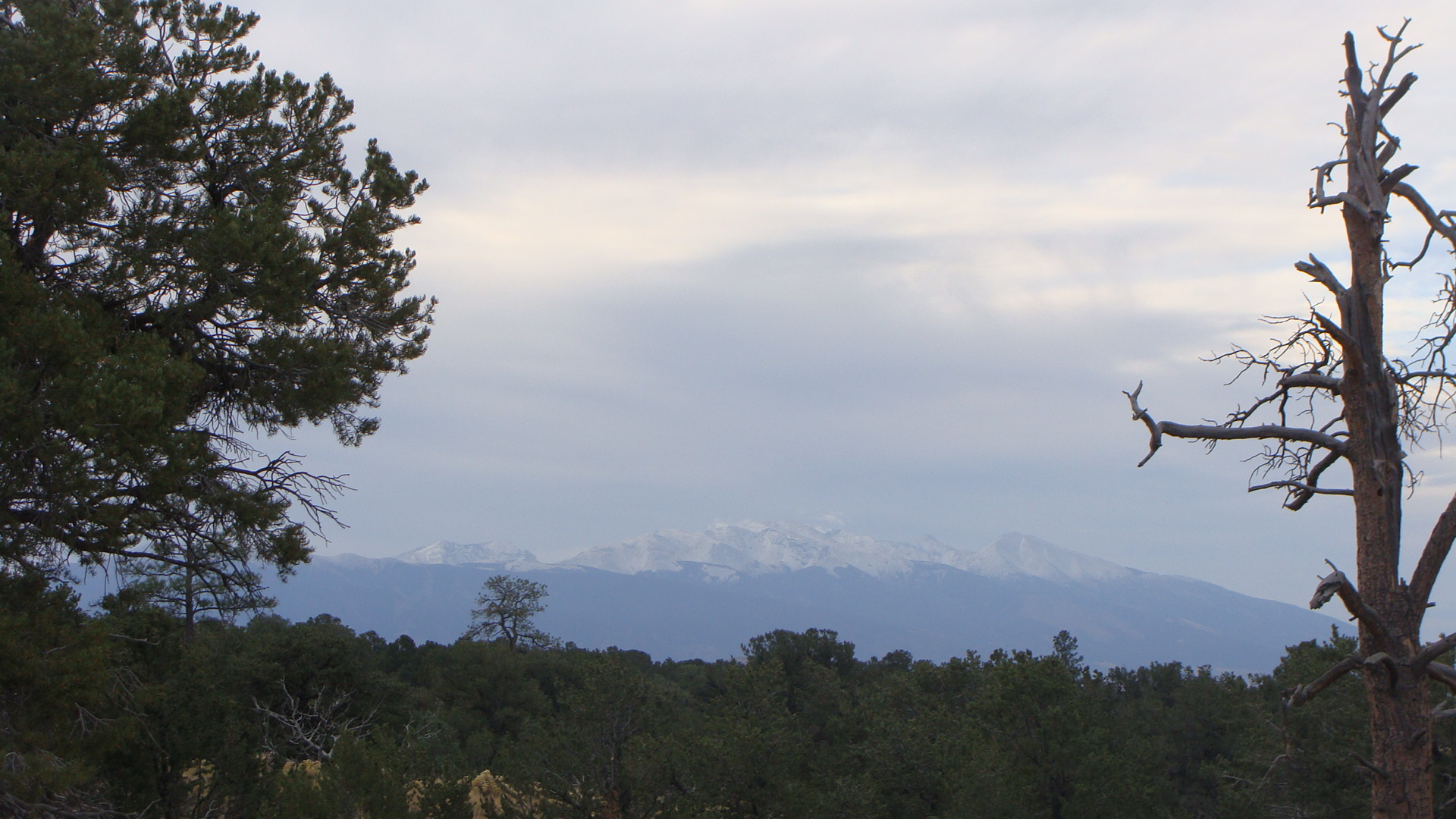 Winter's white blanket is edging our way.