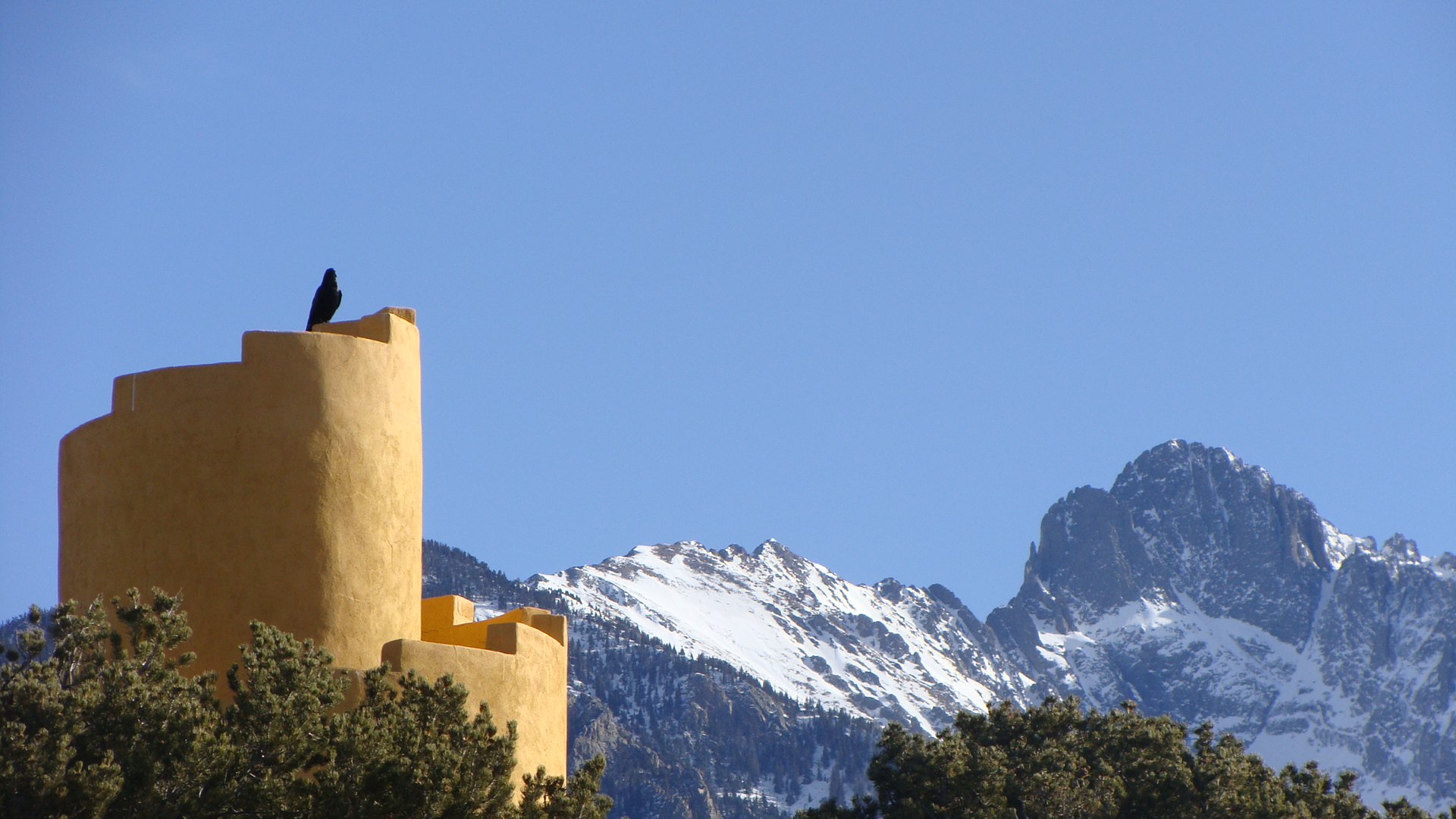 Raven graces a final hike to the Ziggurat before our journey west begins.