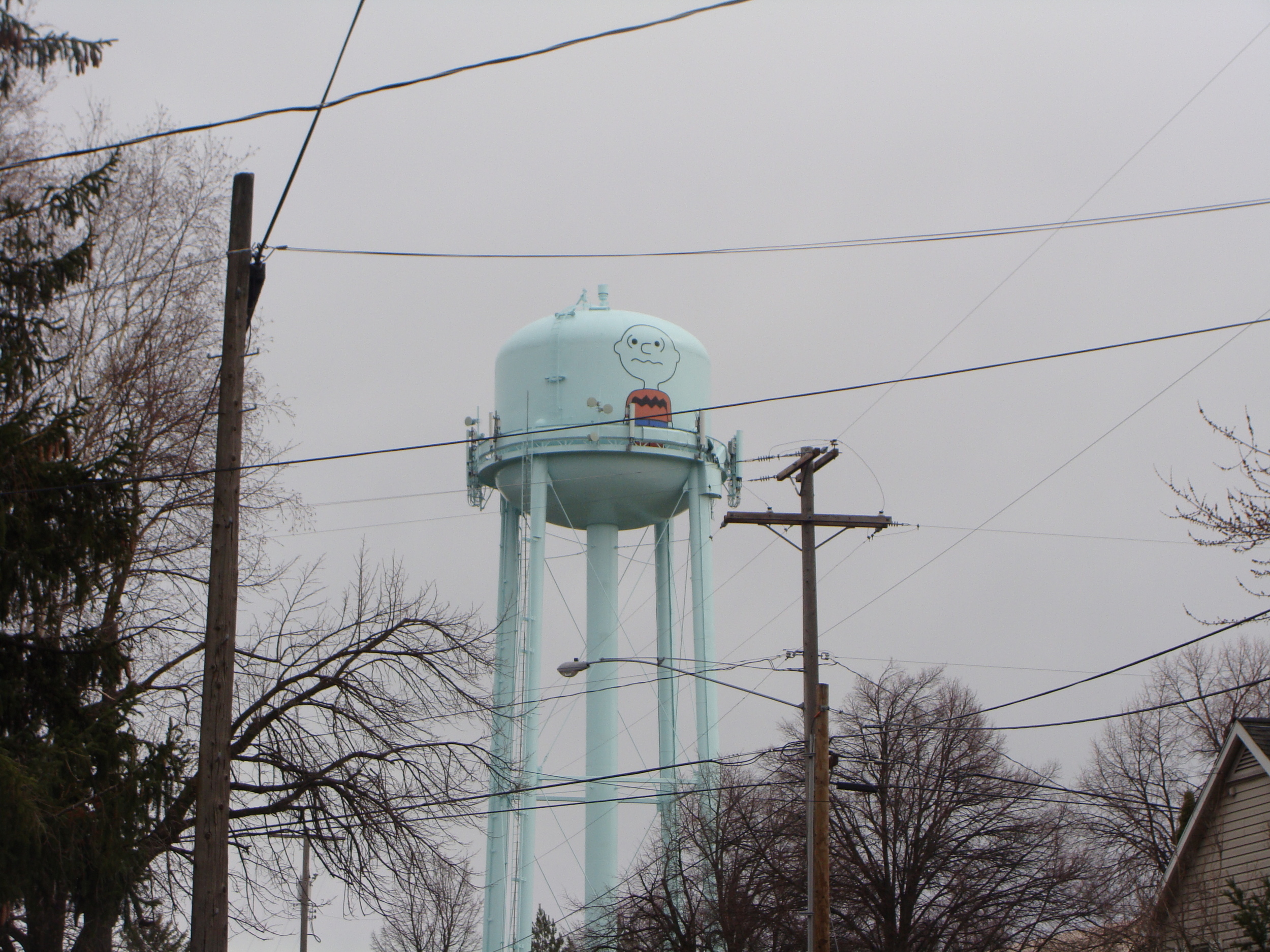 Charlie Brown Watches Over Our Neighborhood