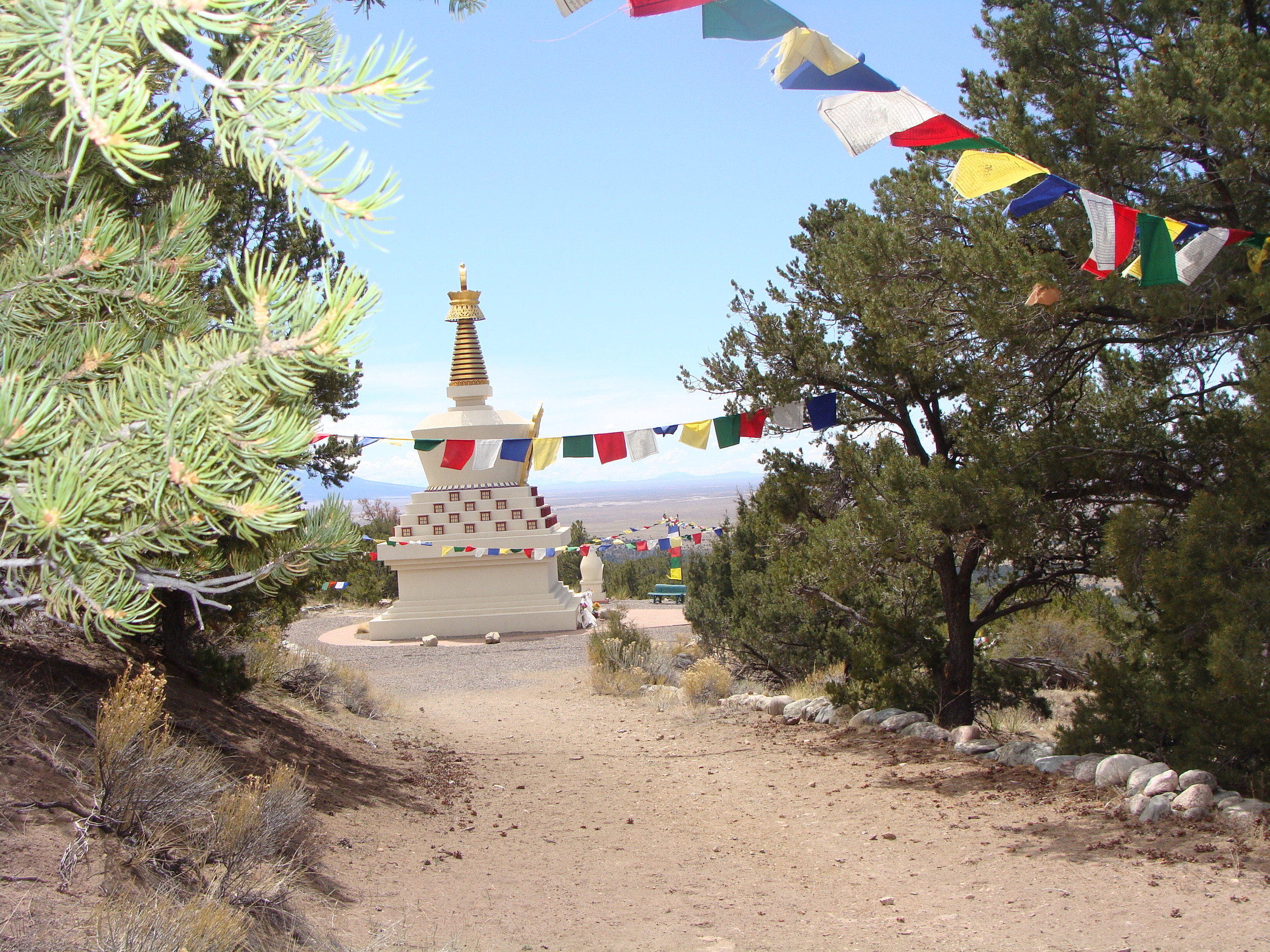 Tashi Gomang Stupa right here in the Sangre de Cristos