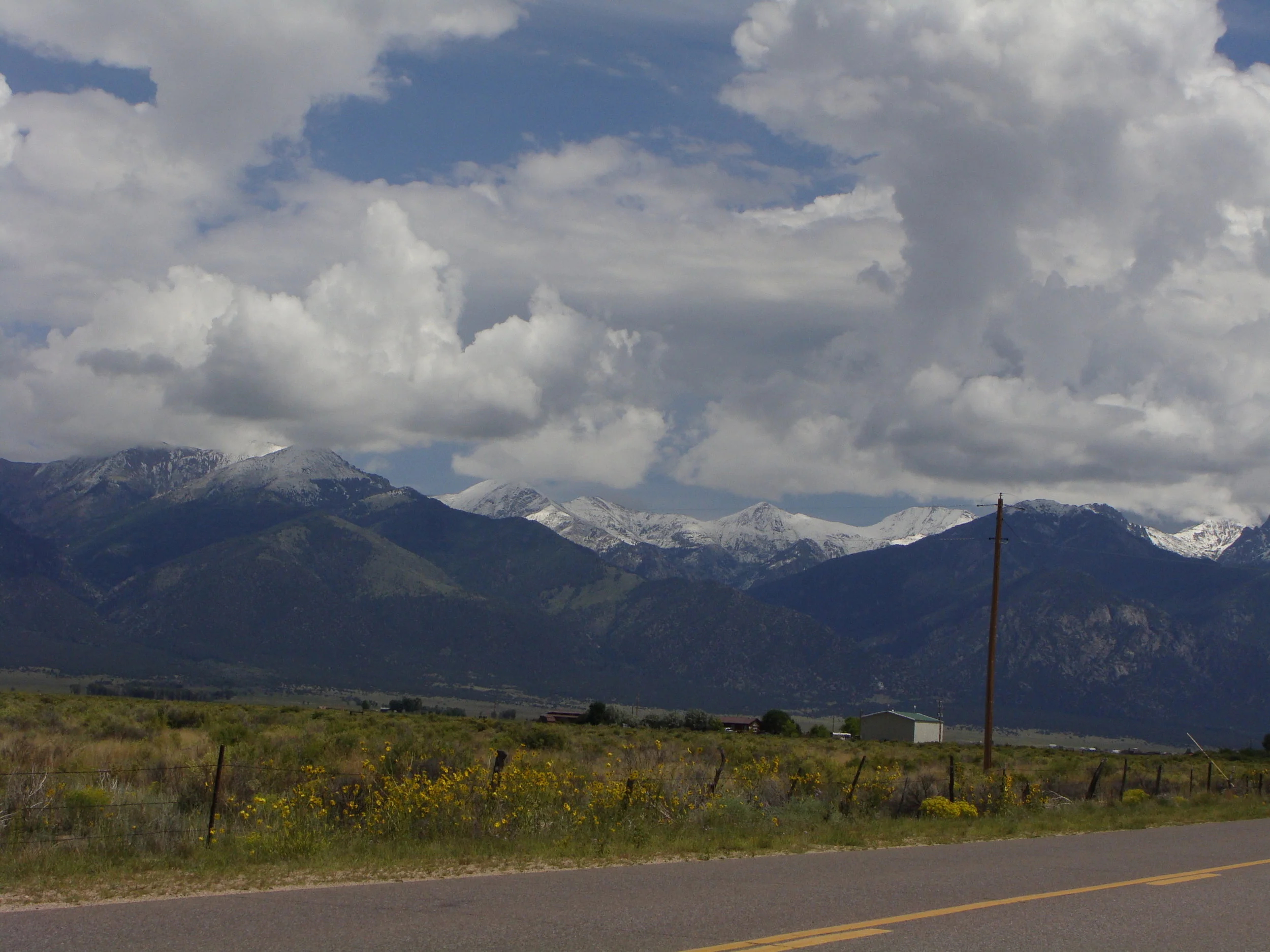 Yes, it is August. And, yes, that is SNOW.