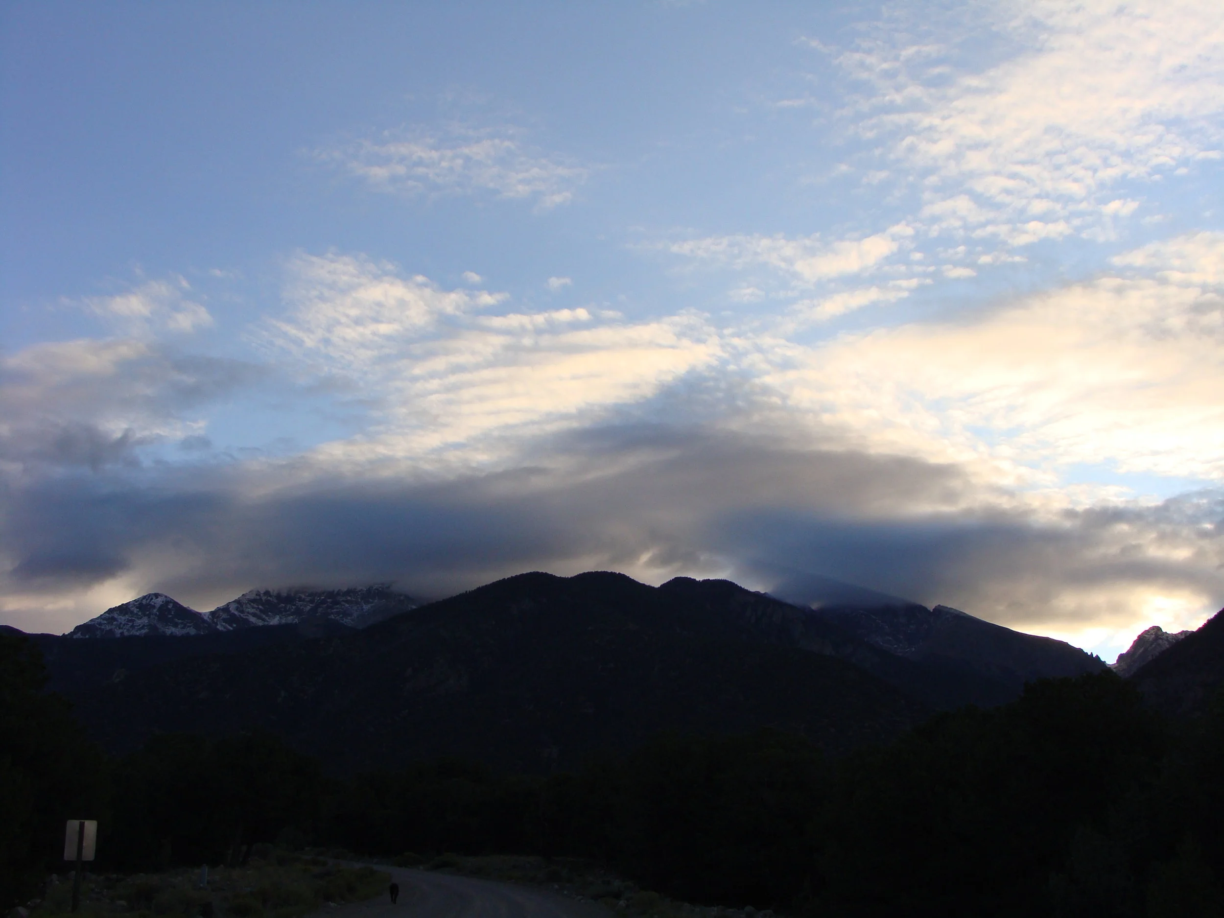 The beauty of an early morning start to our first walk of the day.