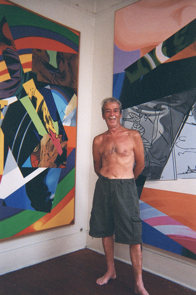 Theo in his Ybor studio-home in the late '90s