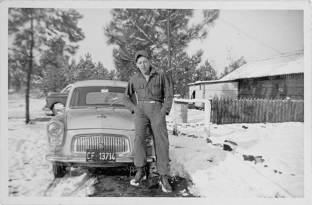Theo circa 1956 in army uniform. 