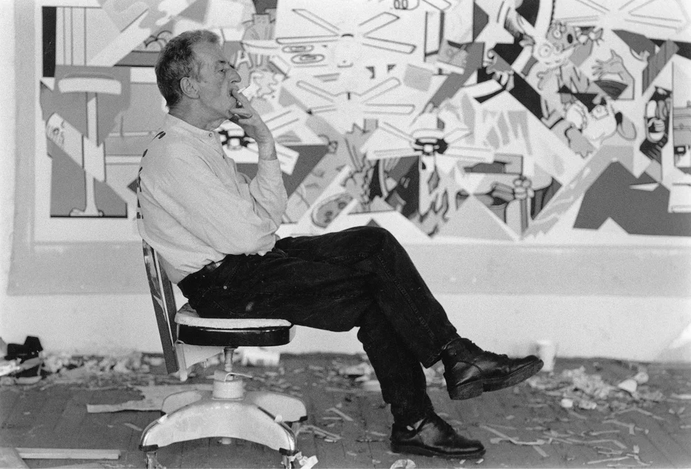 Theo in his Ybor studio, 1995, photo by Jennifer Elliot