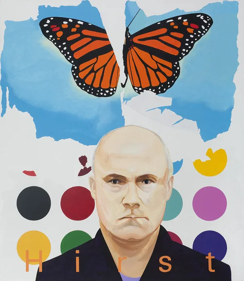 Monarch, 2013/14, acrylic on canvas, 90" x 78"
