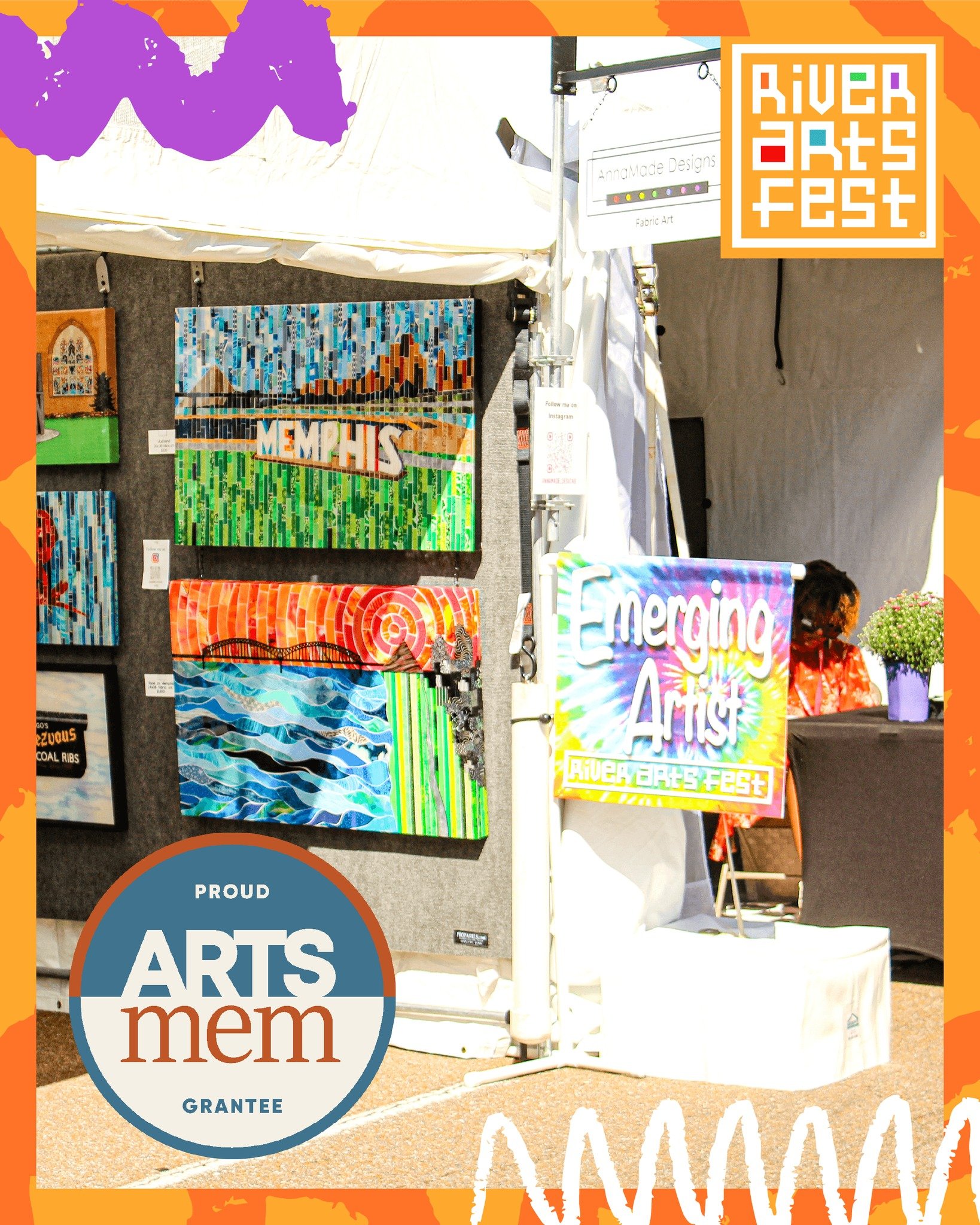 WE MAKE THE ART &mdash; and @artsmemphis  makes it bigger and bolder 🎨

Thank you ARTSmemphis for helping us share creativity across the Mid-South &mdash; not just at the festival, but all year long.

#ARTSweek