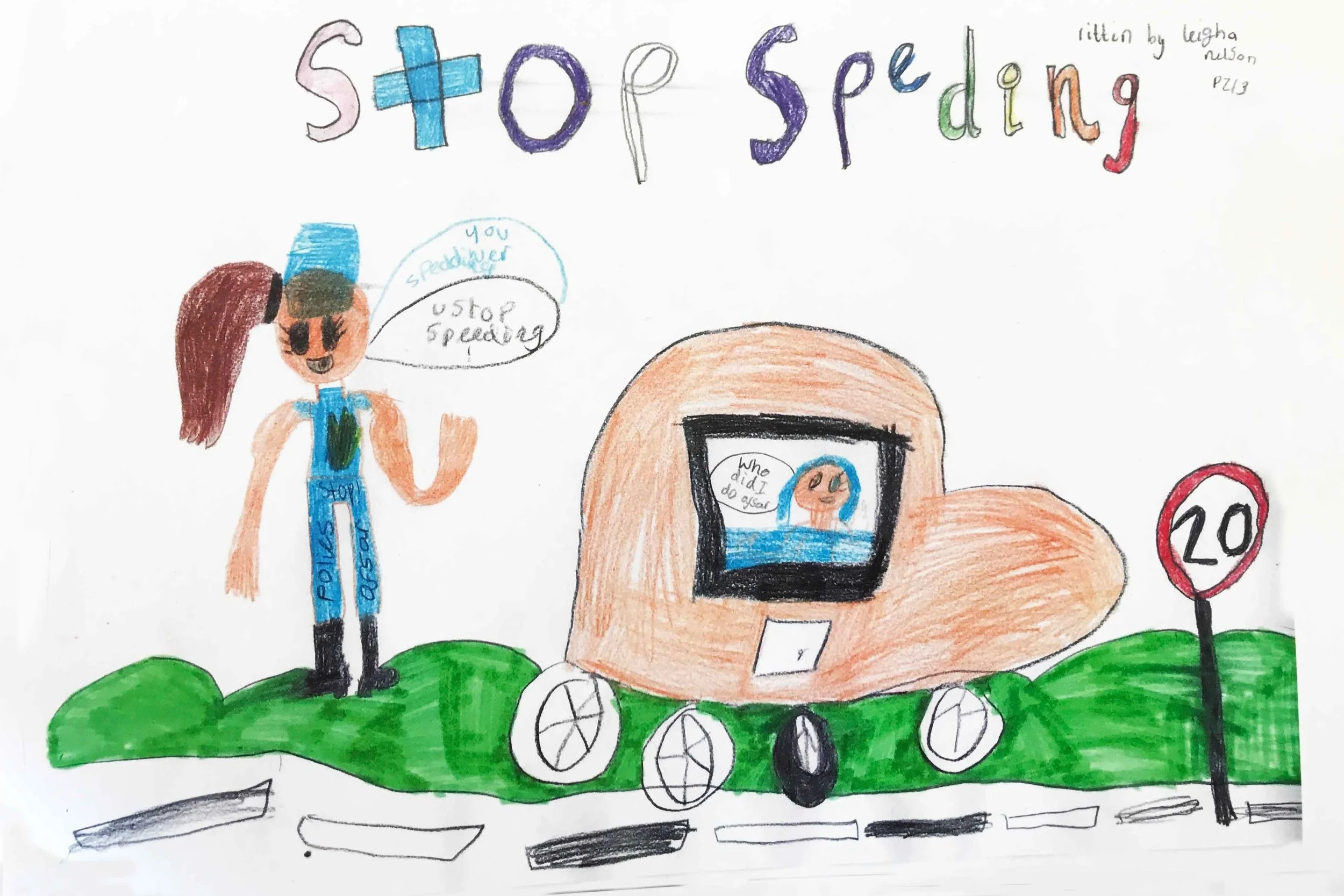RUNNER-UP: Leigha Nelson, P2/3, Carluke PS, South Lanarkshire