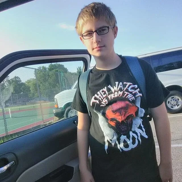 This dude, rocking the the first shirt off the presses that I designed for &ldquo;They Watch Us From The Moon&rdquo;. So excited to work with this band, be on the look out for these guys, they have a ton of killer ideas and music coming your way. #Do