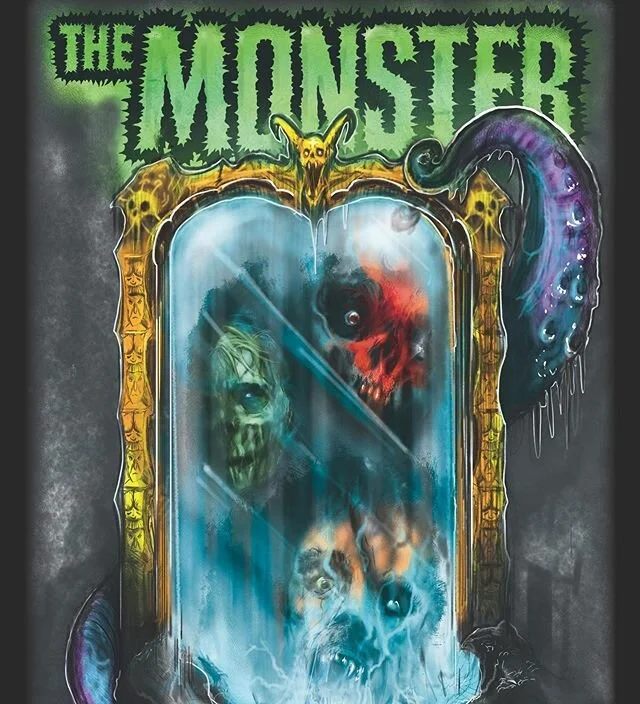 I am super proud and excited to share the cover I did for Voodoo Comics&rsquo; reprint of The Monster. A two issue, pre-code horror anthology from Fiction House! Voodoo Comics will be debuting them at the booth for Retro Invasion! 
#HorrorComics #Pre