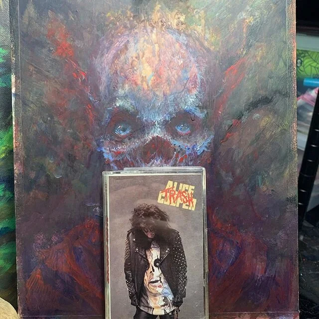 Gratuitous Alice Cooper shot. #Skullduggery