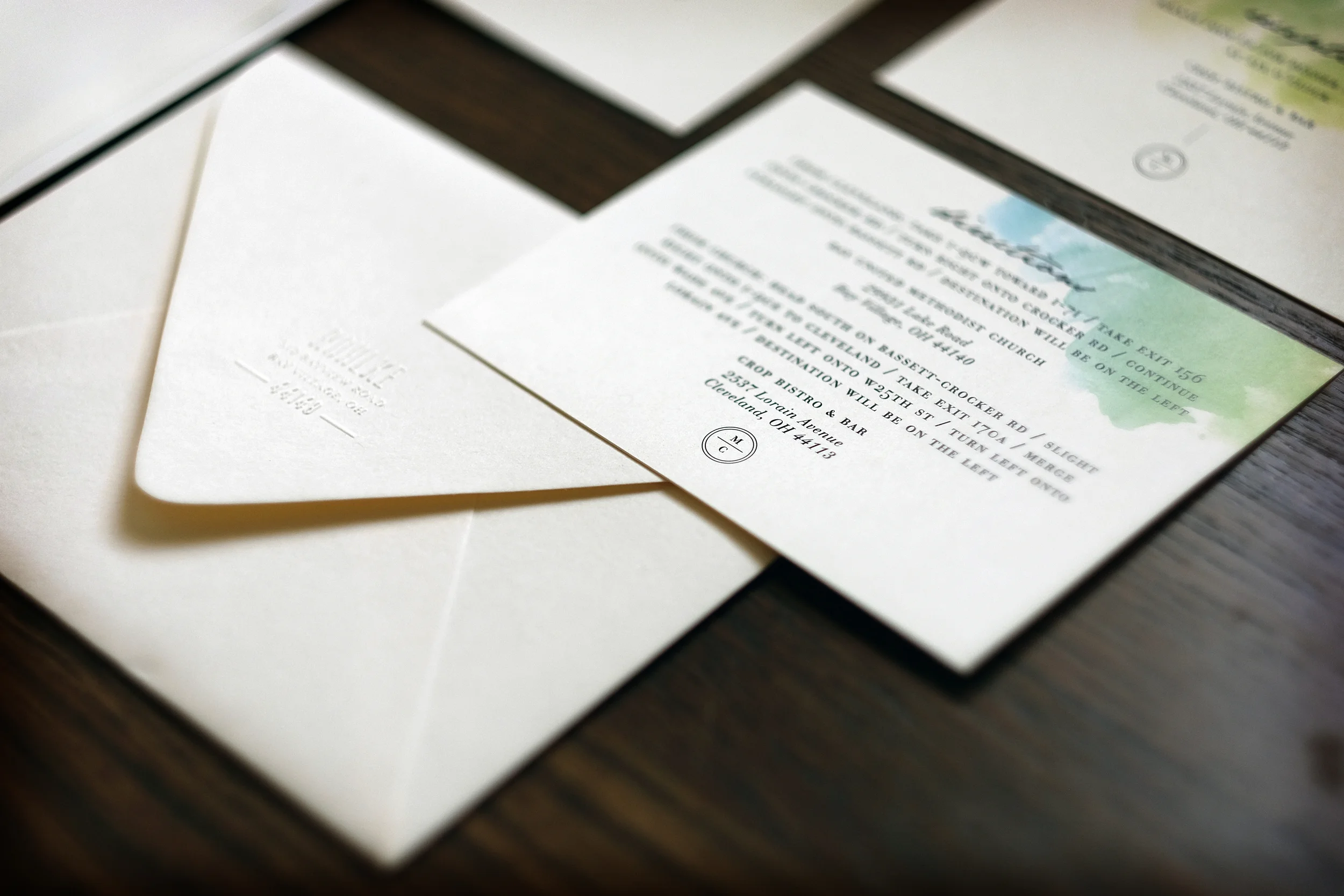 Cameron + Marie Invitation