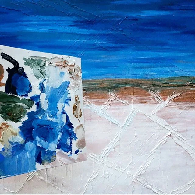 Sunday well spent 💙 #LosAngeles  #california #painting #art #switchoff