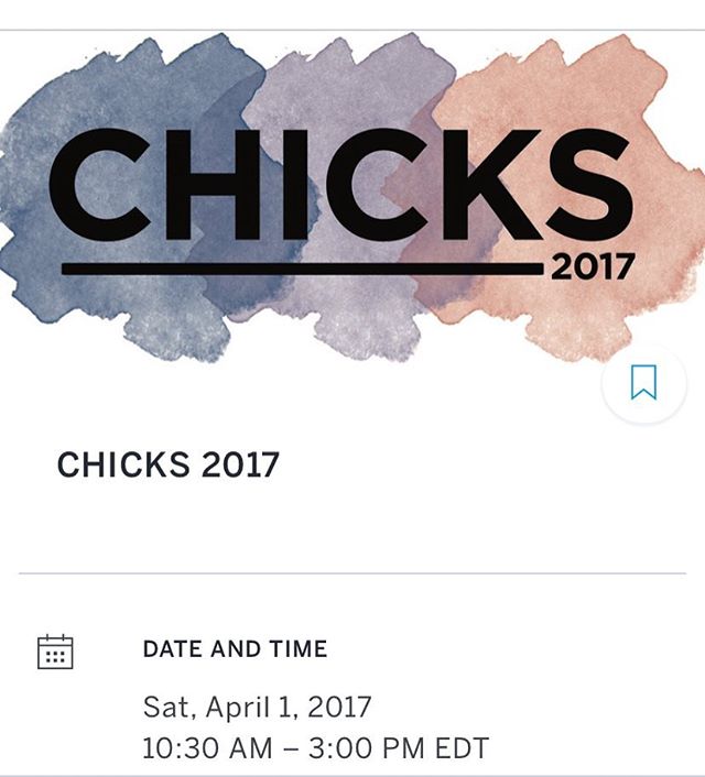 Have you heard? Registration is up &amp; running for the conference! Head over to our eventbrite &amp; secure your spot now! Link in bio #CHICKS #CHICKS2017 🐣