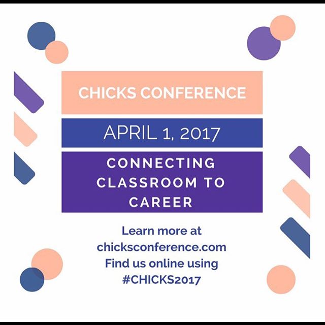 The conference is less than 2 weeks away, make sure you've registered! We have awesome guest speakers lined up ready to give you advice on channeling your inner #GIRLBOSS . You do not want to miss this 🐣 #CHICKS2017 #BeThatCHICK