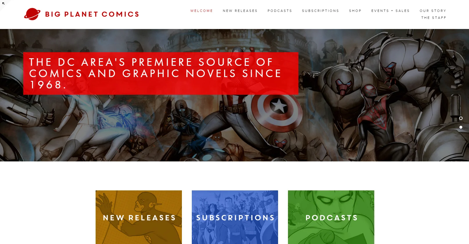 Big Planet Comics - Spec Proposal