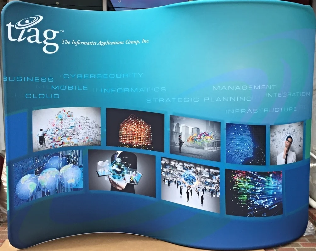 Curved Fabric Display for TIAG/FCI