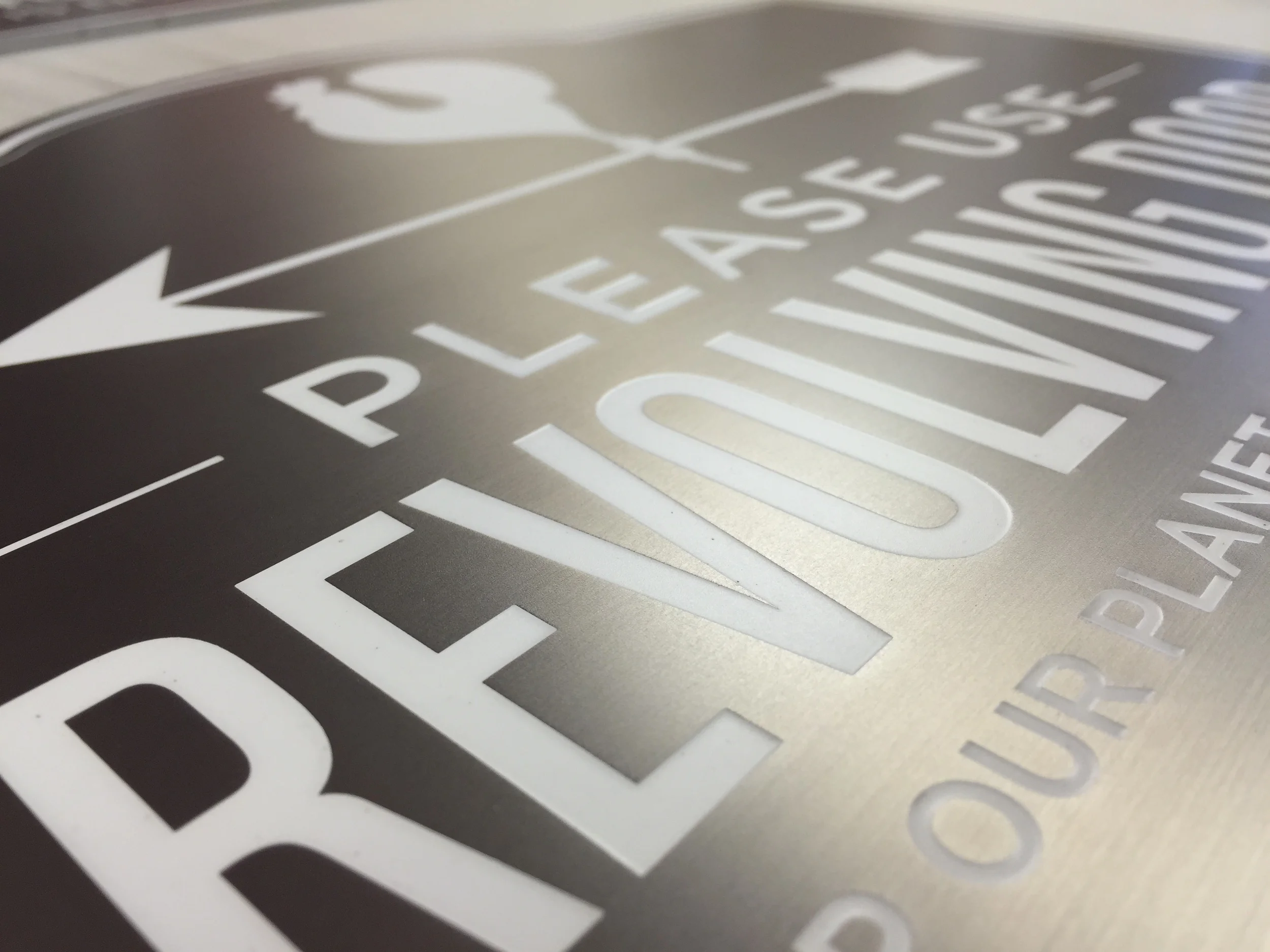 Etched Metal Plaques for Founding Farmers