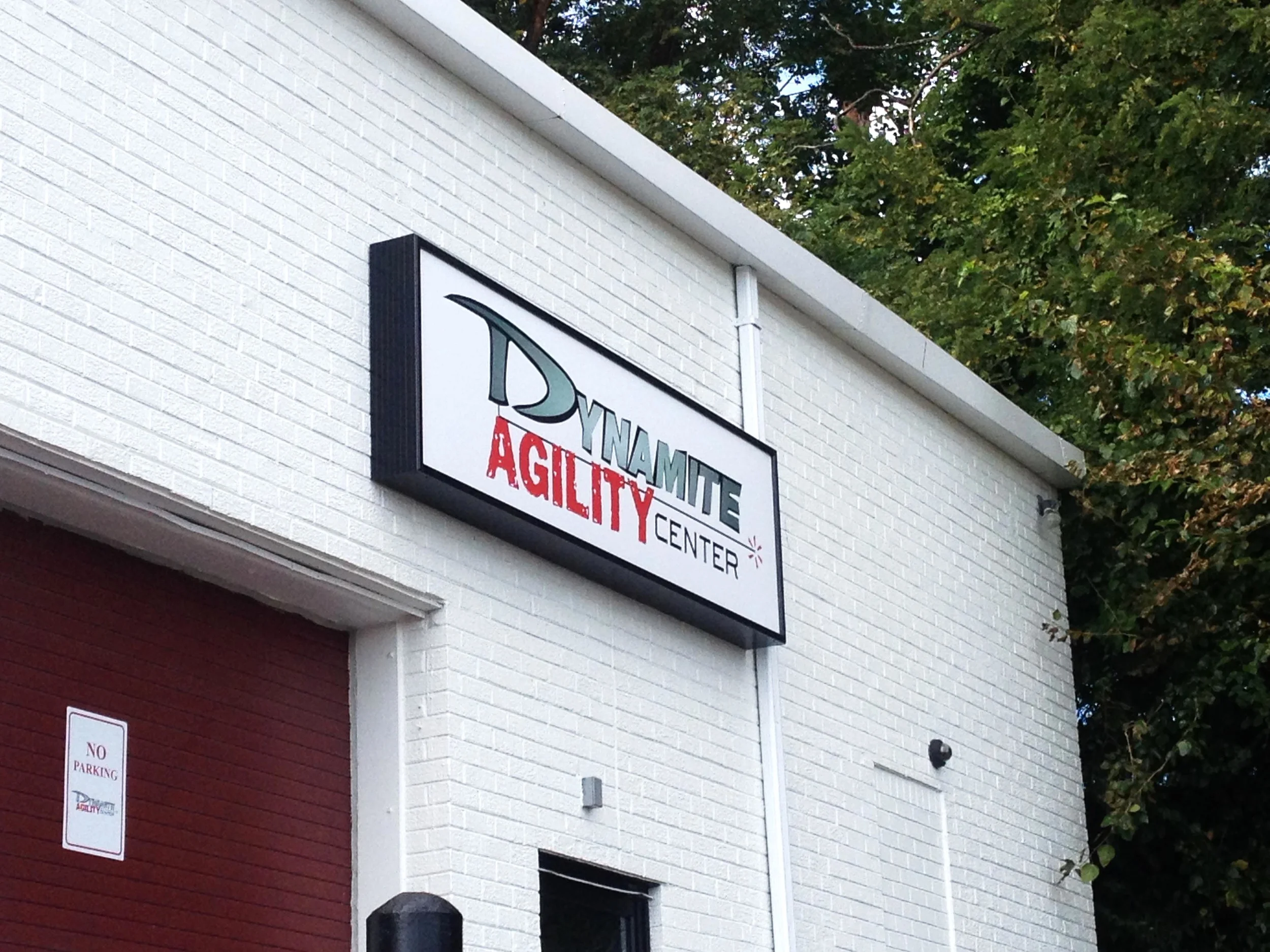 Exterior Lightbox for Dynamite Agility Center